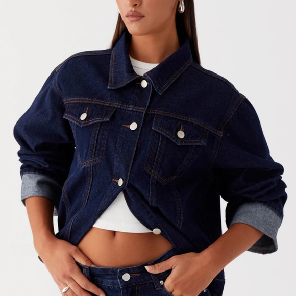 Peppermayo Dark Blue Denim Set - Picture 2 of 10